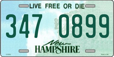 NH license plate 3470899