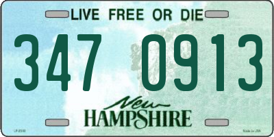 NH license plate 3470913