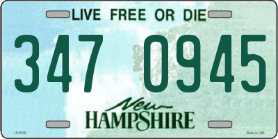 NH license plate 3470945