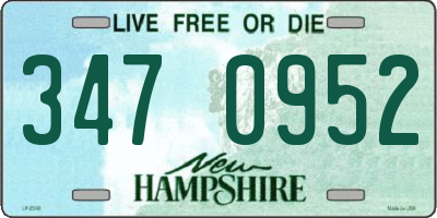 NH license plate 3470952