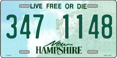 NH license plate 3471148