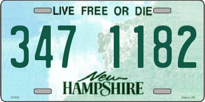 NH license plate 3471182