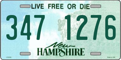 NH license plate 3471276