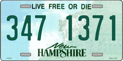 NH license plate 3471371