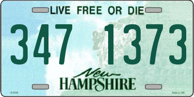 NH license plate 3471373