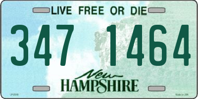 NH license plate 3471464