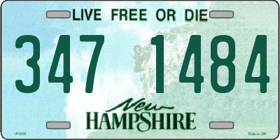 NH license plate 3471484