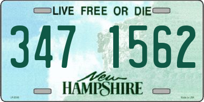 NH license plate 3471562