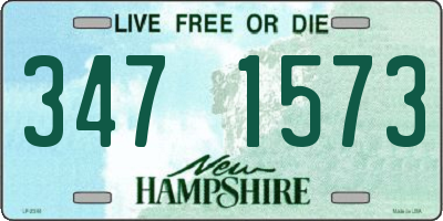NH license plate 3471573