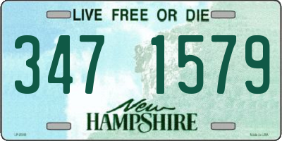 NH license plate 3471579