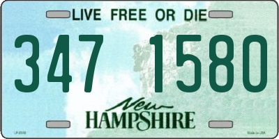 NH license plate 3471580