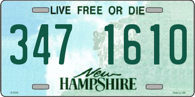 NH license plate 3471610