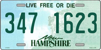 NH license plate 3471623