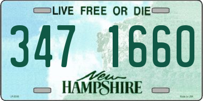 NH license plate 3471660