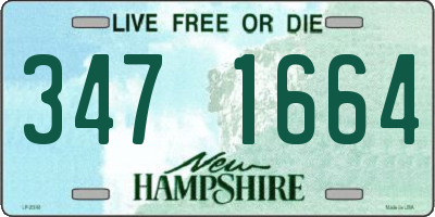 NH license plate 3471664