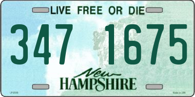 NH license plate 3471675