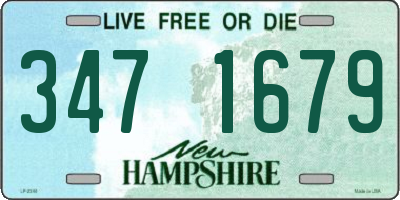 NH license plate 3471679