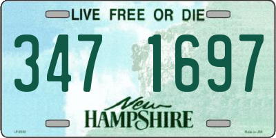 NH license plate 3471697