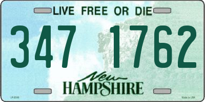 NH license plate 3471762