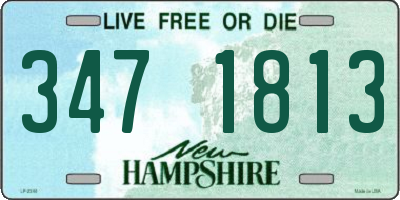 NH license plate 3471813
