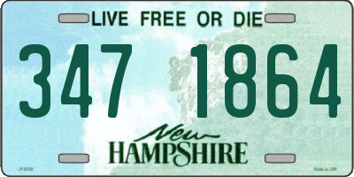 NH license plate 3471864