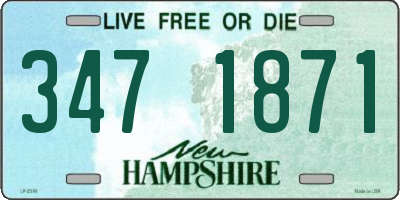 NH license plate 3471871