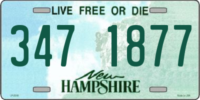 NH license plate 3471877