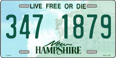 NH license plate 3471879