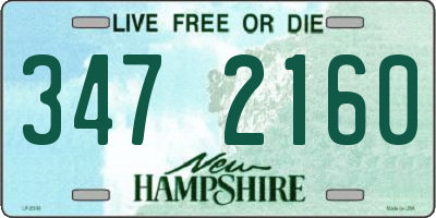 NH license plate 3472160