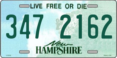 NH license plate 3472162