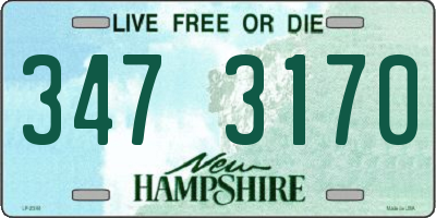 NH license plate 3473170