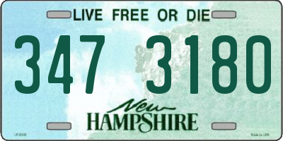 NH license plate 3473180