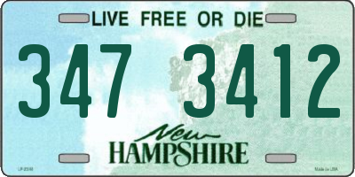 NH license plate 3473412