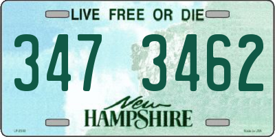 NH license plate 3473462