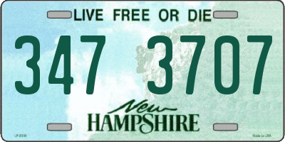 NH license plate 3473707