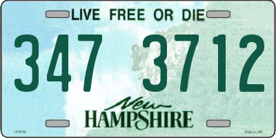 NH license plate 3473712