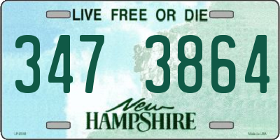 NH license plate 3473864