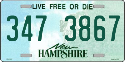 NH license plate 3473867