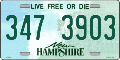 NH license plate 3473903