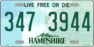 NH license plate 3473944