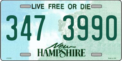 NH license plate 3473990