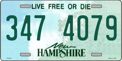 NH license plate 3474079