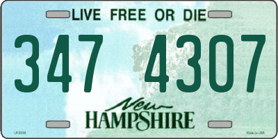 NH license plate 3474307
