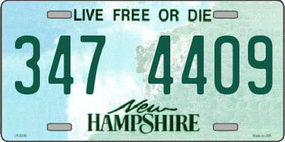 NH license plate 3474409