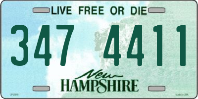 NH license plate 3474411