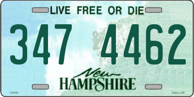 NH license plate 3474462