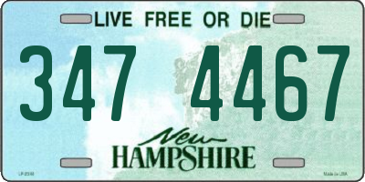 NH license plate 3474467