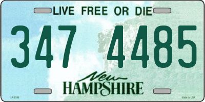 NH license plate 3474485