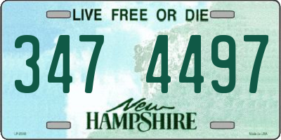 NH license plate 3474497