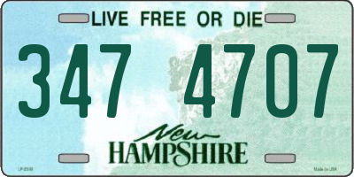 NH license plate 3474707